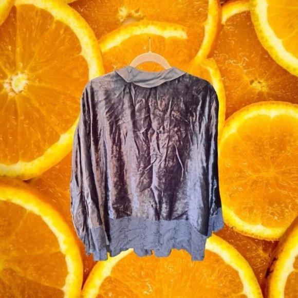 SILHOUETTES Gray Open Front‎ Sweater Size 2X - Picture 4 of 4